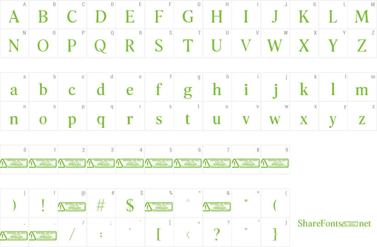 Font Berrys Christmas preview